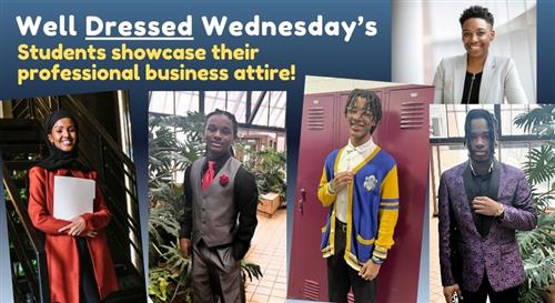  Students enjoy showcasinga their professional business attire! 